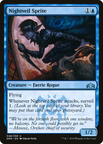 Nightveil Sprite (GRN-048)  - Guilds of Ravnica