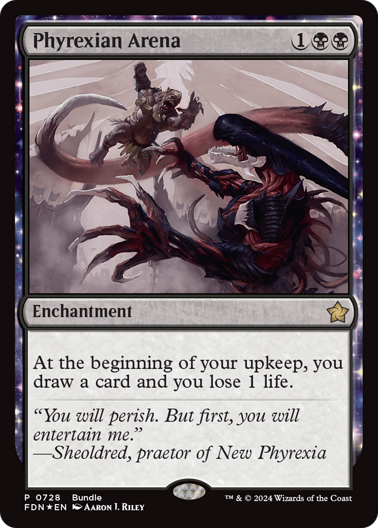 Phyrexian Arena (FDN-728)  Foil - Foundations: (enchantment)