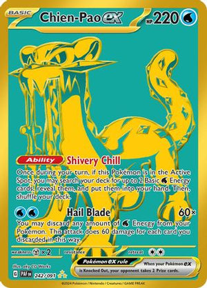 Chien-Pao ex 242/091  - Holofoil SV Paldean Fates - Hyper Rare