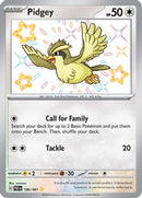 Pidgey 196/091  - Holofoil SV Paldean Fates - Shiny Rare