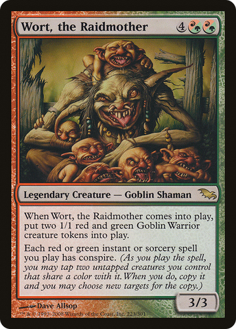Wort, the Raidmother (SHM-223)  Foil - Shadowmoor