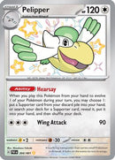 Pelipper 204/091  - Holofoil SV Paldean Fates - Shiny Rare