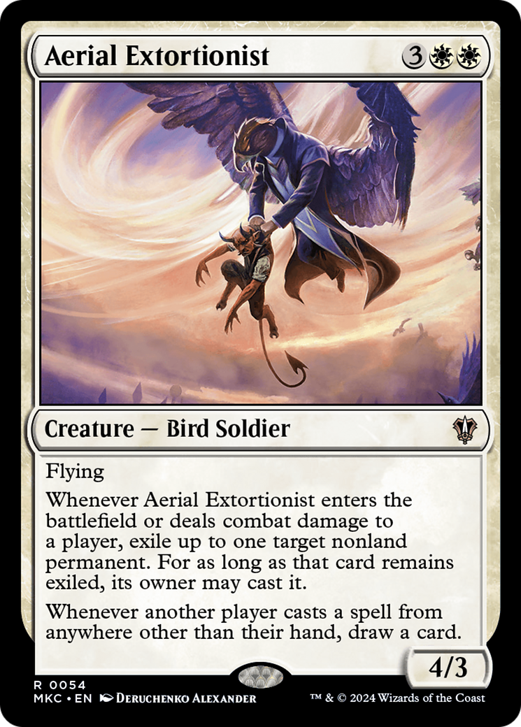 Aerial Extortionist (MKC-054)  - Murders at Karlov Manor Commander