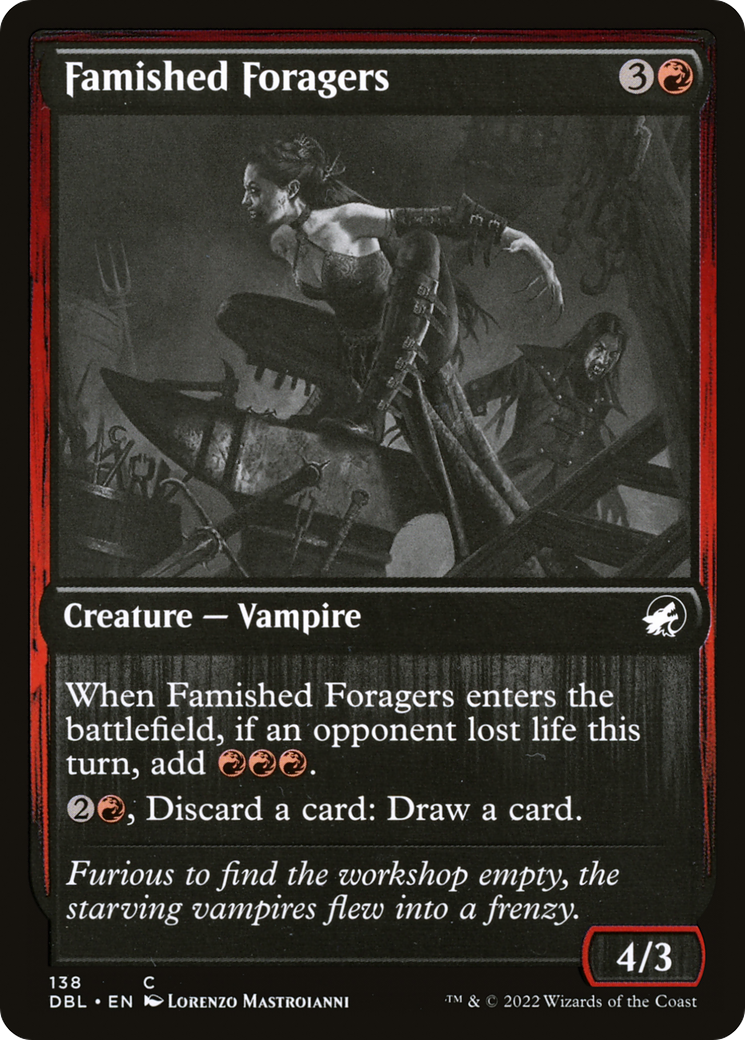 Famished Foragers (DBL-138)  Foil - Innistrad: Double Feature