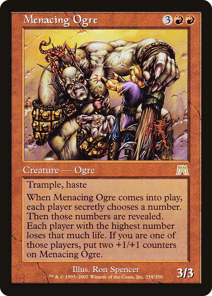 Menacing Ogre (ONS-219)  Foil - Onslaught