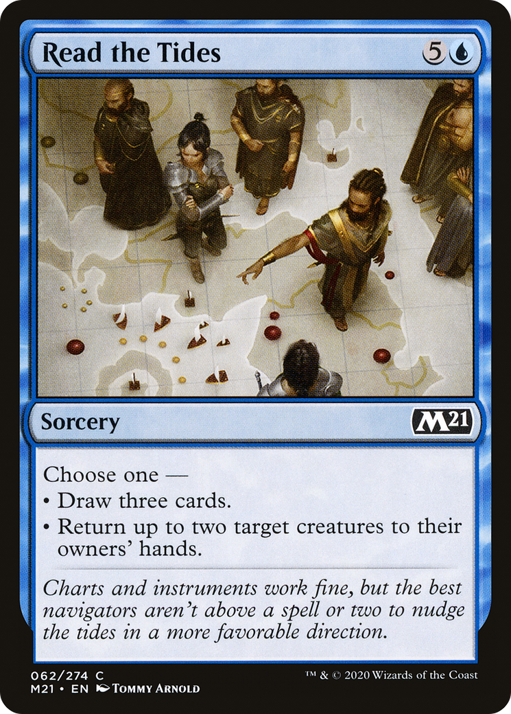 Read the Tides (M21-062)  Foil - Core Set 2021