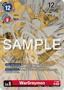 WarGreymon (Digimon Illustration Competition Pack 2023) (P-050) - Digimon Promotion Cards