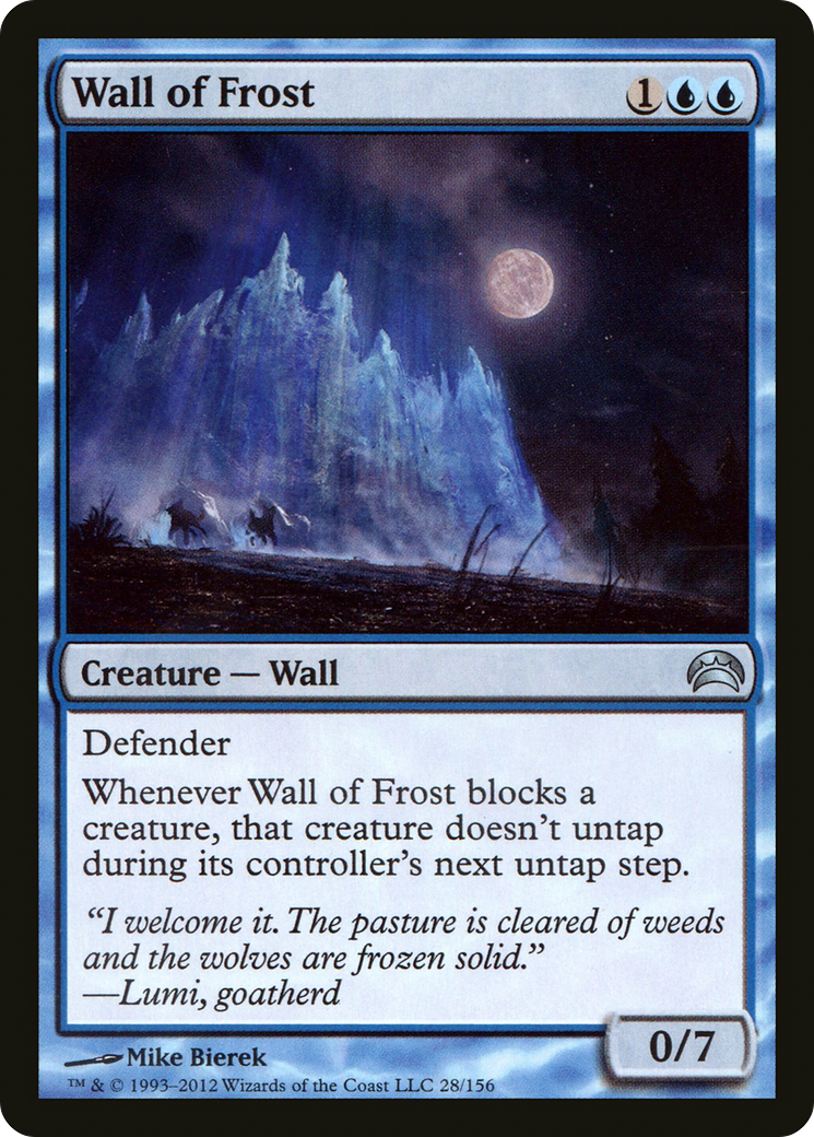 Wall of Frost (PC2-028)  Foil - Planechase 2012