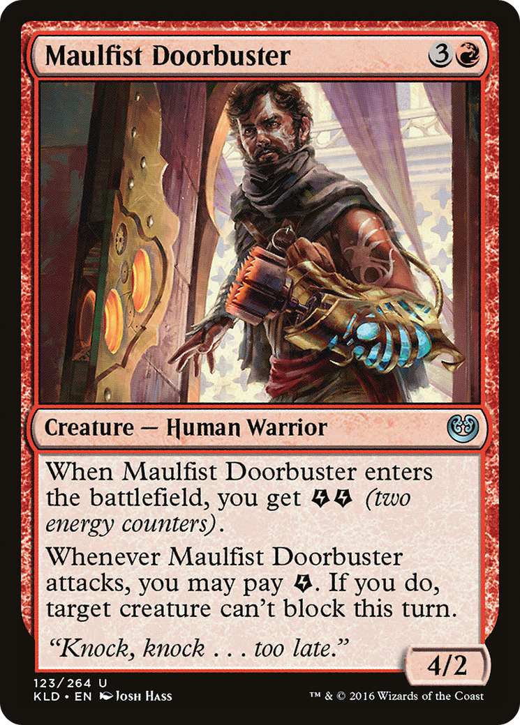 Maulfist Doorbuster (KLD-123)  Foil - Kaladesh