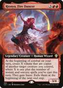 Rionya, Fire Dancer (Extended Art) (C21-382)  - Commander 2021: (Extended Art)