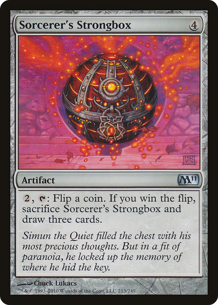 Sorcerer's Strongbox (M11-213)  Foil - Magic 2011