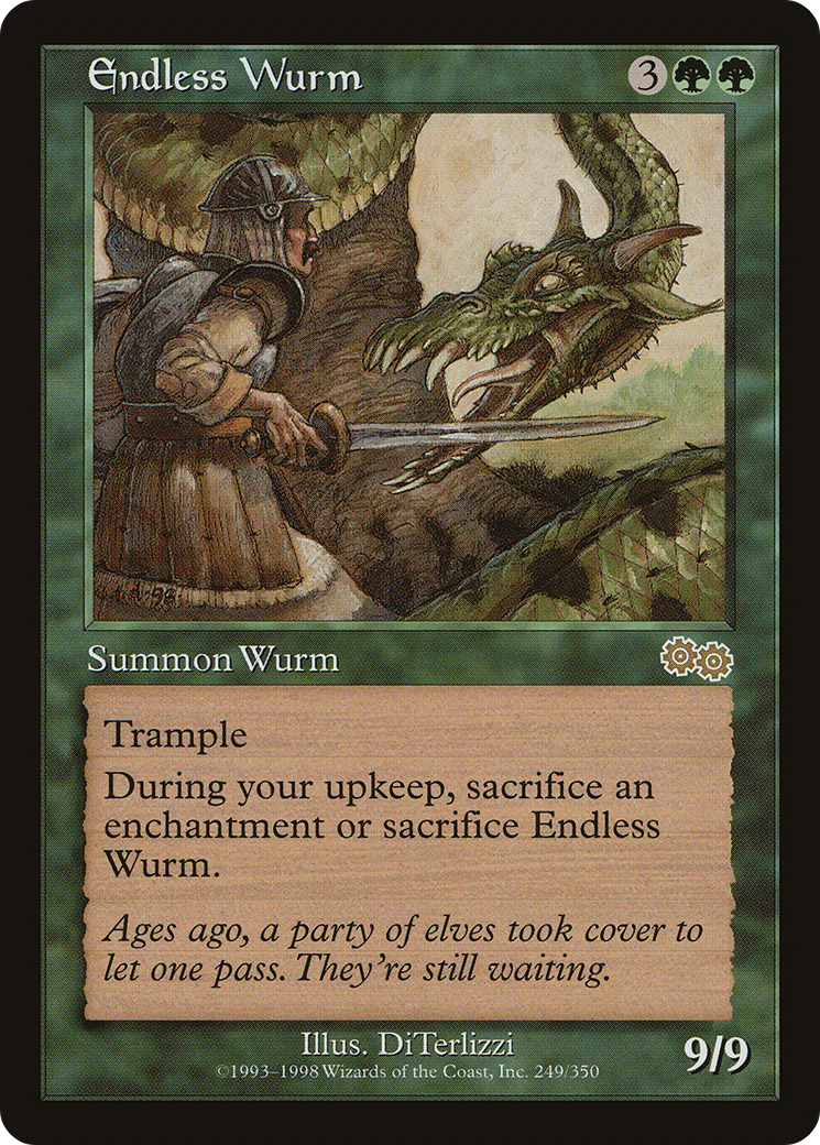 Endless Wurm (USG-249)  - Urza's Saga