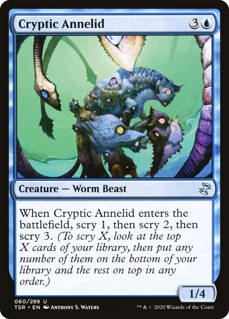Cryptic Annelid (TSR-060)  Foil - Time Spiral Remastered