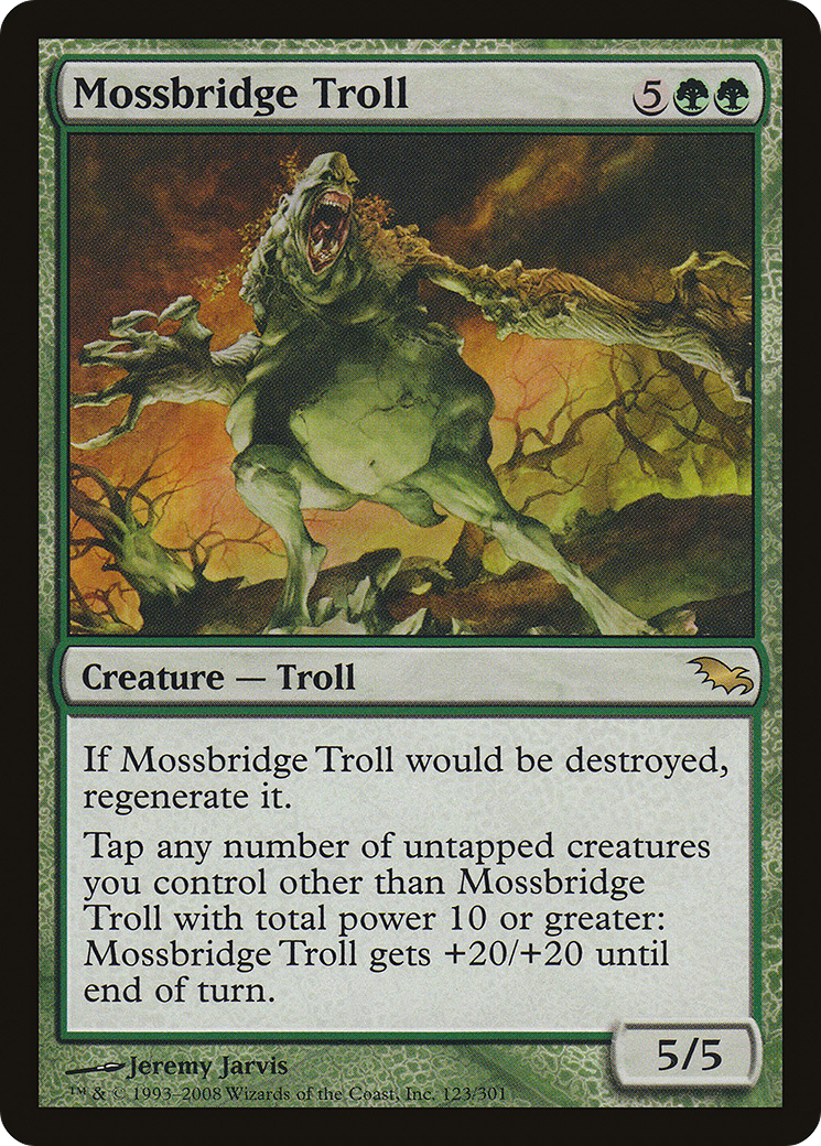 Mossbridge Troll (SHM-123)  Foil - Shadowmoor