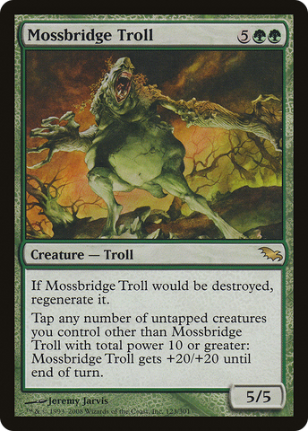 Mossbridge Troll (SHM-123)  Foil - Shadowmoor