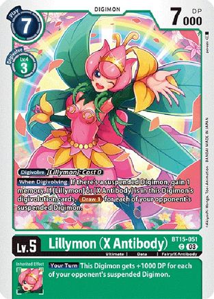 Lillymon (X Antibody) [BT15-051] [Exceed Apocalypse]