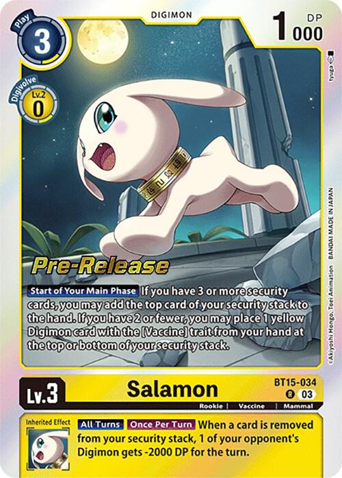 Salamon [BT15-034] [Exceed Apocalypse Pre-Release Cards]