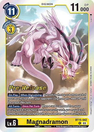Magnadramon [BT15-042] [Exceed Apocalypse Pre-Release Cards]