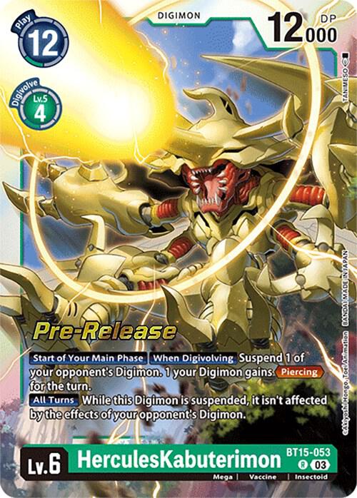 HerculesKabuterimon [BT15-053] [Exceed Apocalypse Pre-Release Cards]