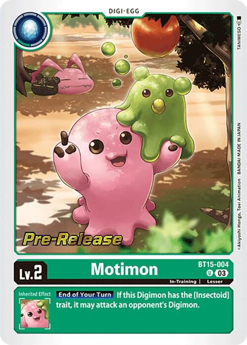 Motimon [BT15-004] [Exceed Apocalypse Pre-Release Cards]