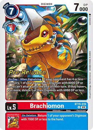Brachiomon [BT15-016] [Exceed Apocalypse Pre-Release Cards]