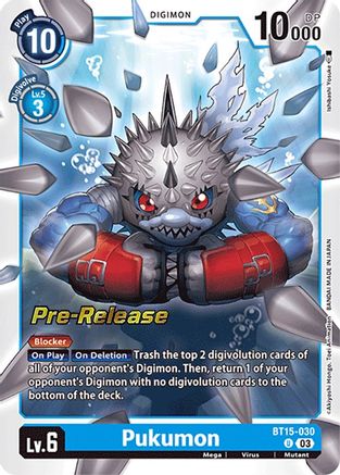 Pukumon [BT15-030] [Exceed Apocalypse Pre-Release Cards]