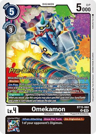Omekamon [BT15-060] [Exceed Apocalypse Pre-Release Cards]