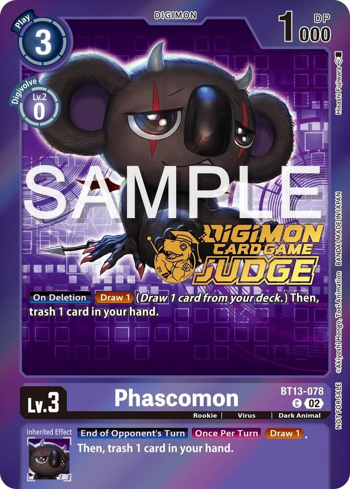 Phascomon [BT13-078] (Judge Pack 5) [Versus Royal Knights Promos]