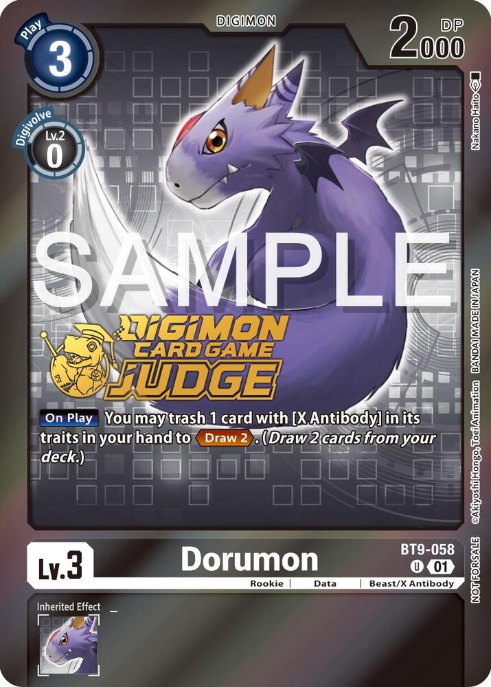 Dorumon [BT9-058] (Judge Pack 5) [X Record Promos]