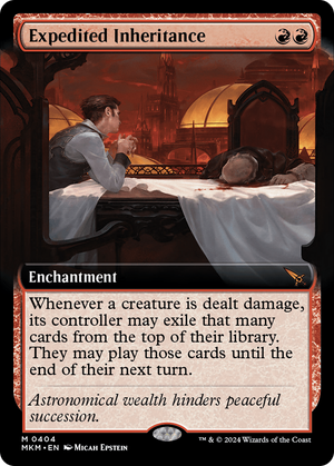 Expedited Inheritance (Extended Art) (MKM-404)  - Murders at Karlov Manor: (Extended Art)