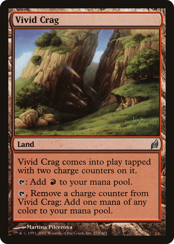 Vivid Crag (LRW-275)  Foil - Lorwyn