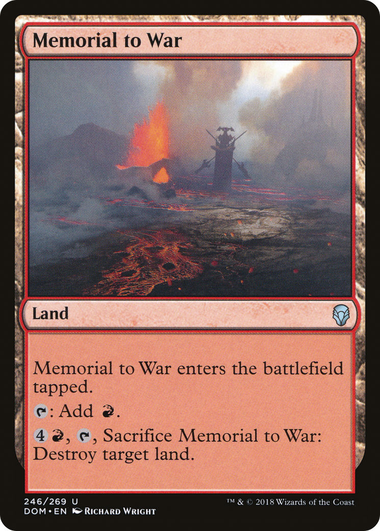 Memorial to War (DOM-246)  - Dominaria