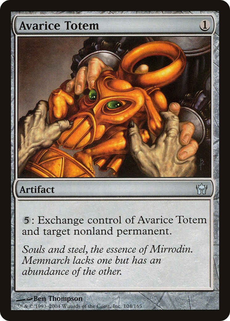 Avarice Totem (5DN-104)  Foil - Fifth Dawn