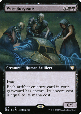 Wire Surgeons (Extended Art) (BRC-057)  - The Brothers' War Commander: (Extended Art)