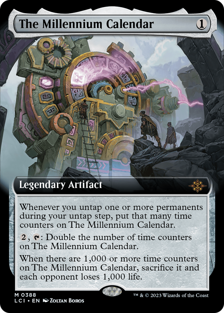 The Millennium Calendar (Extended Art) (LCI-388)  Foil - The Lost Caverns of Ixalan: (Extended Art)