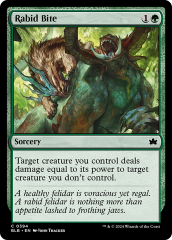 Rabid Bite (BLB-394)  - Bloomburrow