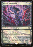Ayara's Oathsworn (Halo Foil) (MAT-195)  Foil - March of the Machine: The Aftermath: (Showcase)