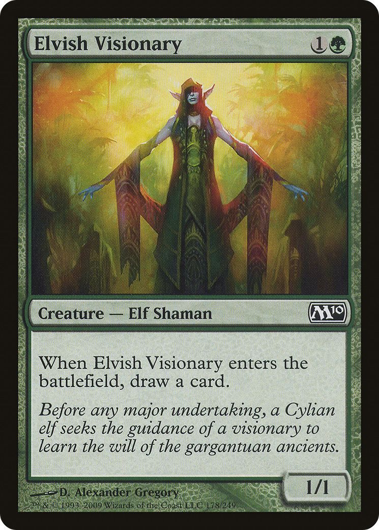 Elvish Visionary (M10-178)  - Magic 2010