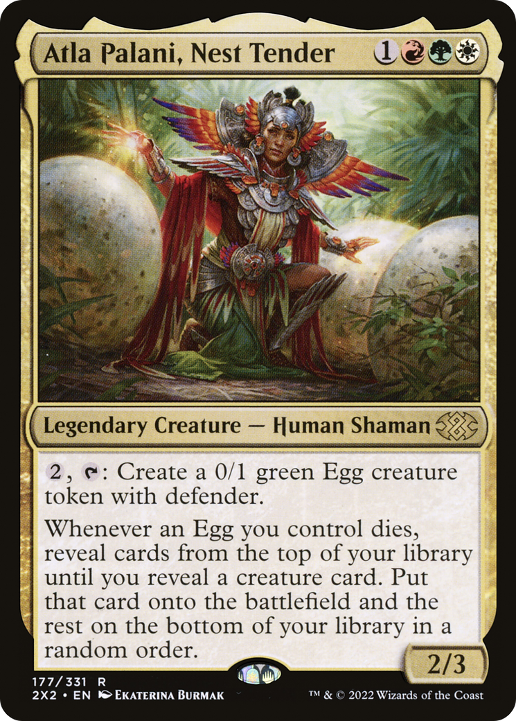 Atla Palani, Nest Tender (2X2-177)  Foil - Double Masters 2022