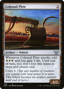 Colossal Plow (NEC-148) - Neon Dynasty Commander