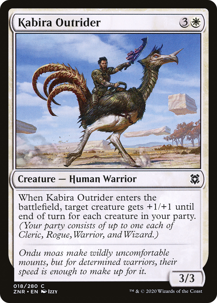 Kabira Outrider (ZNR-018)  - Zendikar Rising
