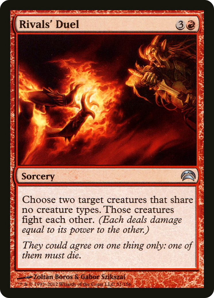 Rivals' Duel (PC2-051)  Foil - Planechase 2012