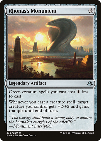 Rhonas's Monument (AKH-236)  Foil - Amonkhet