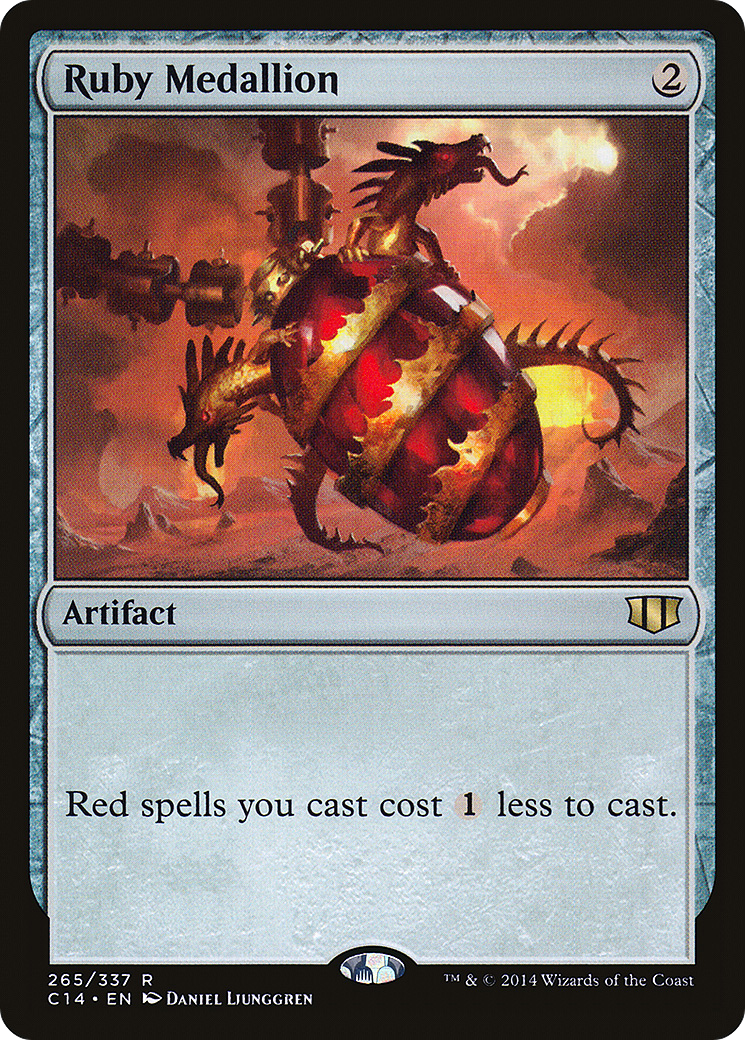 Ruby Medallion (C14-265)  - Commander 2014