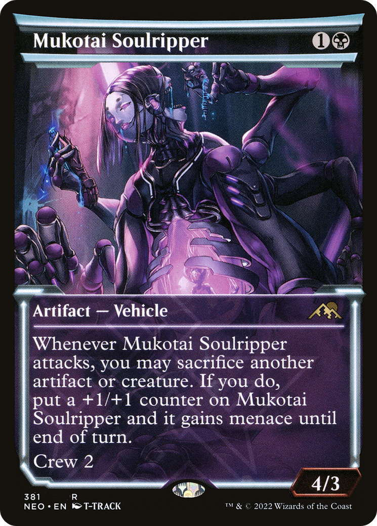 Mukotai Soulripper (Showcase) (NEO-381)  - Kamigawa: Neon Dynasty: (Showcase)