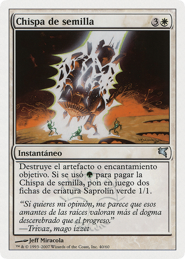 Seed Spark (Spanish) - "Chispa de semilla" (PSAL-J40)  Foil - Salvat 2005