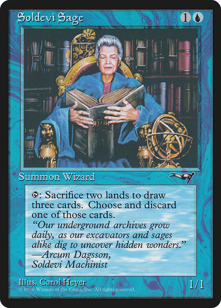 Soldevi Sage (Old Woman) (ALL-052)  - Alliances