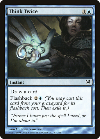 Think Twice (ISD-083)  Foil - Innistrad