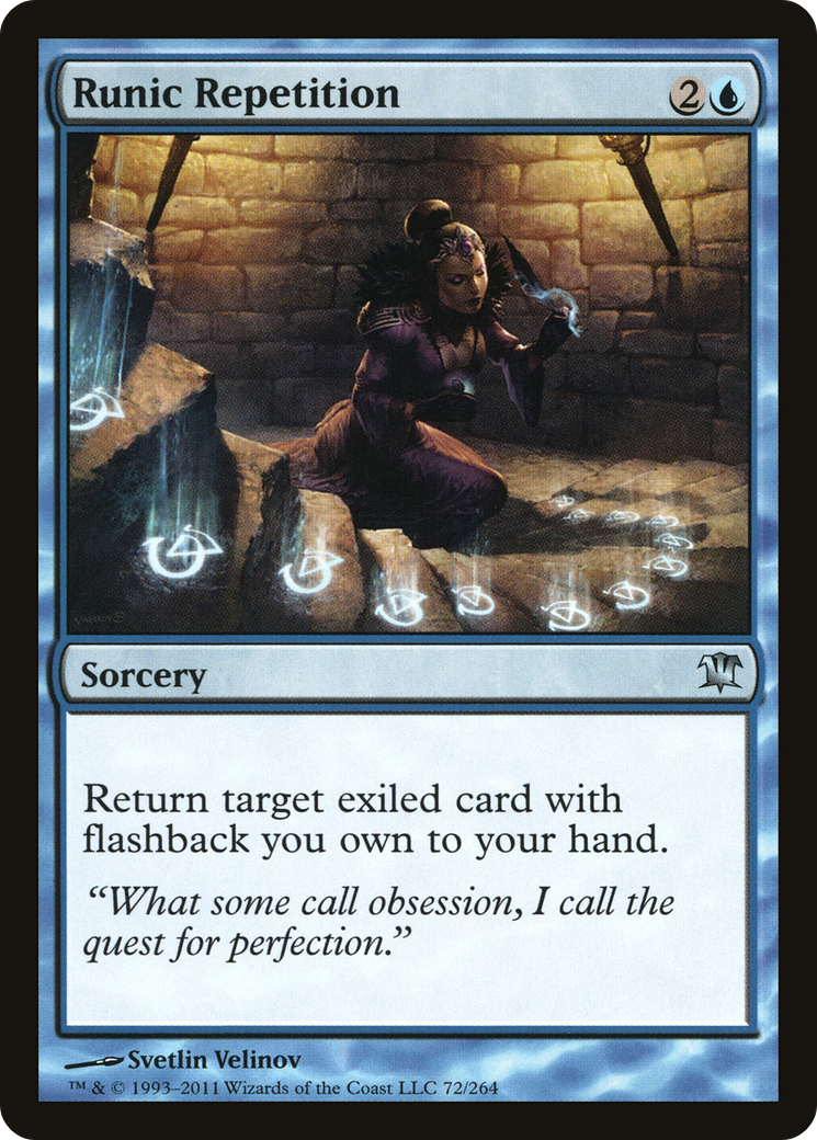 Runic Repetition (ISD-072)  Foil - Innistrad