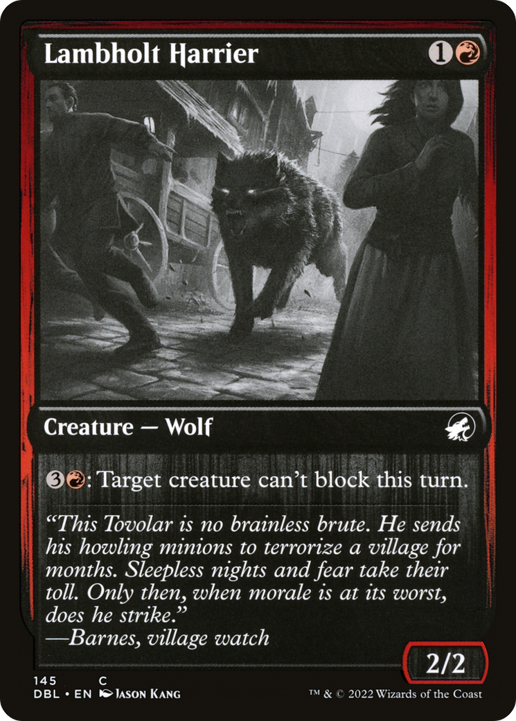 Lambholt Harrier (DBL-145)  Foil - Innistrad: Double Feature